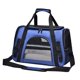 thumbnail image 4 of Bolsa de transporte para mascotas con correa para el hombro y tapete extraíble, portátil, de malla ventilada, para gatos, bolsa de viaje para perros Azul, 4 of 10