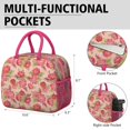 thumbnail image 6 of Womens Pioneer Flower Floral Print Pattern Lunch Box for Work,Insulated Lunch Bag for Women,Loncheras Para Mujer,Leakproof Adult Lunch Bag for Work,Beach,Travel,Picnic,Camping, 6 of 7