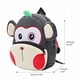 thumbnail image 2 of Mochila niños Ladyzone Moch. Zoo Adorable bolso felpa dibujos Tamaño 10 preescolar Mono, 2 of 3