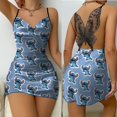 thumbnail image 1 of Vestido de encaje para mujer, falda de pijama con lazo de superficie de satén con puntada de Disney, minivestido Sexy de fiesta con Espalda descubierta, 2024, 1 of 5