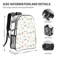 thumbnail image 4 of Kdxio Cartoon House Clear Backpack, Transparent Bookbag for School for Women Men, Capacity Clear Bag for College, Travel, 4 of 7