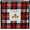 Red Tartan Plaid, variant on Cynthia Rowley New York Christmas Winter Travel Cats Sheet Set, Twin