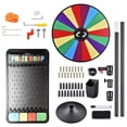 thumbnail image 2 of WinSpin 36" Dual Use 18 Slots Prize Wheel 41x25" Prize Drop Game Board Party, 2 of 9