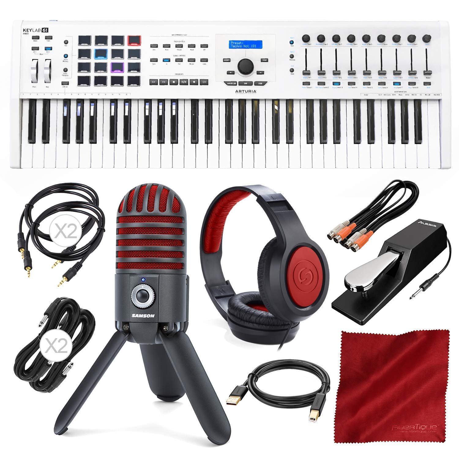 Arturia KeyLab MKII 61 Professional MIDI Keyboard Controller and