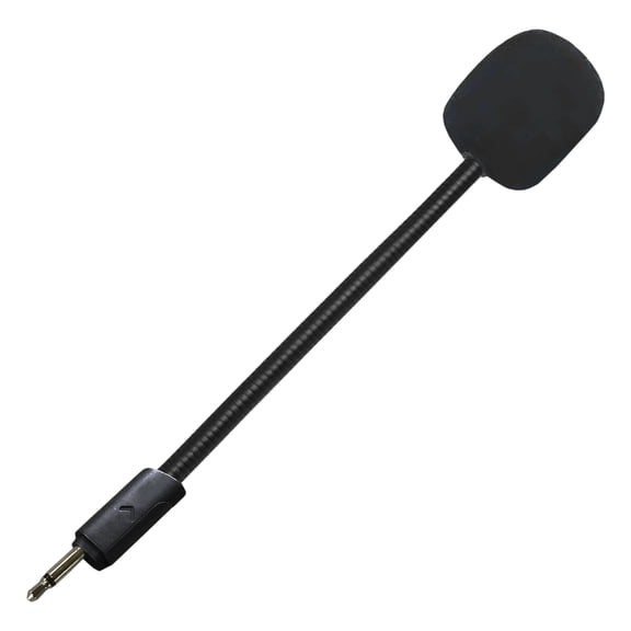 Game Mic Replacement for 400 Gaming Headsets, 3.5mm Microphones Boom with Foams Cover