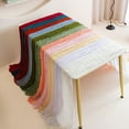 thumbnail image 2 of Knubmt Cheesecloth Table Runner Long Cloth Table Runner for Wedding Decor Holiday Party Table Decorations, 35" x 118", 2 of 7