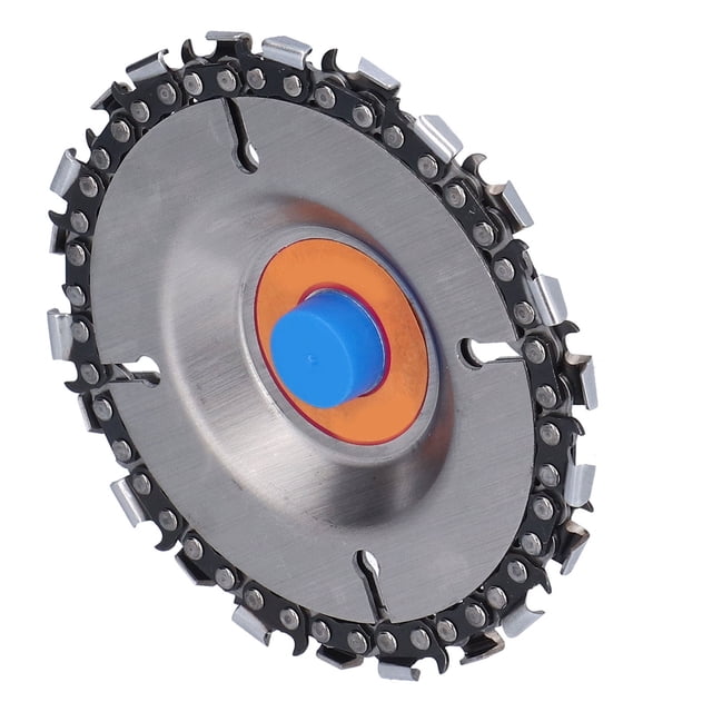 "22-Tooth Stainless Steel Cutting Disc for Angle Grinder - 4-Inch Diameter, 14000 RPM, Anti-Rust Design for Wood & Metal Polishing"