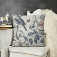 thumbnail image 2 of SHANXI Throw Pillows Case Seasonal Floral Birds Outdoor Square Farmhouse Decor Cushion Covers for Home Sofa Bed Couch 18x18in, 2 of 5