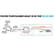 Northeastern Exhaust Resonator & Muffler Fits 2007-2014 Volvo XC90 3.2L - Direct Fit | Stainless Steel System Kit