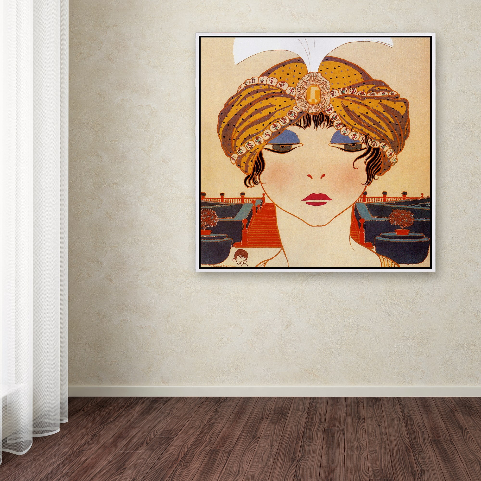 Trademark Fine Art 'Le Turban' Canvas Art by Vintage Lavoie