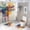 style-422, variant on 4 Pcs Shower Curtain Set Watercolor Dragonfly, Splatter Paint Bathroom Decor Set with Non-Slip Rugs Toilet Lid Cover And Bath Mat Ink Colorful Dragonfly Bathroom Shower Curtains Sets 72inch X 72inch