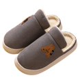 thumbnail image 5 of Vedolay House Slippers for Men Cozy Home Slippers Winter House Shoes Indoor Outdoor Grey,40, 5 of 5