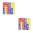 thumbnail image 2 of Injueey Plantillas de letras del alfabeto de plástico para niños suministros de aprendizaje reutilizables diseño ahuecado duradero DIY Type3 NO3, 2 of 6