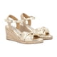 thumbnail image 1 of Sandalia De Plataforma Confort Con Yute Natural Cabra Piel Marshella Oro Para Mujer, 1 of 5