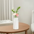 thumbnail image 5 of JeashCHAT Plastic Vase for Flowers Home Decorative Vase Geometric Vase for Home Office Decor Wedding Centerpieces Bedroom Living Room Bathroom Table Shelf Decorations, 5 of 8