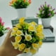 thumbnail image 4 of Matsuzay Bonsái de plantas artificiales, flores y plantas de imitación para interiores o exteriores, flores artificiales ecológicas Decoración blanco lechoso, 4 of 6