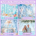 thumbnail image 5 of Transparent Bubble Garlands - Colored Bubble Decorations, Mermaid Birthday Decorations, Hanging Streamer Under The Sea Ocean Garland - for Birthday, Baptism, Wedding Room, Wall Decor, Party Supplies, 5 of 6