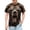 Multicolor, variant on fnnxnal Boys Roaring Grizzly Bear Forest Camo Graphic Tee Short Sleeve Crewneck Multicolor,Size 11-12 T
