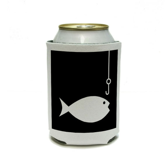 Fish Fishing Can Cooler Drink Insulator Beverage Insulated Holder