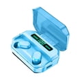 thumbnail image 1 of Earbud 5.0 Pantalla LED compatible con Bluetooth 10M Control táctil Tapa de silicona Teléfono inteligente Auricular auricular con caja de carga Azul tholdsy EL022405-03B, 1 of 7