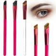 thumbnail image 1 of HUGFEGWE 5Pcs MultiFunction Eyebrow Brush 4D Brow Brush Professional Stroke Concealer Contour Square Three-dimensional Makeup Stamp Angled Hairline Brush Valentines Birthday Christmas CA919-164799, 1 of 7