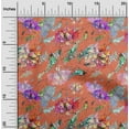 thumbnail image 1 of oneOone Cotton Poplin Dark Peach Fabric Texture|Leaves & Floral Artistic Diy Clothing Quilting Fabric Print Fabric By Yard 42 Inch Wide, 1 of 4