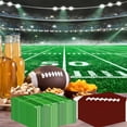 thumbnail image 1 of Surpdew Football Themed Disposable Napkins - Party Decoration Tissue Set (25 Pcs) Green Free Size, 1 of 6