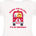 thumbnail image 4 of Inktastic Fire Truck 1st Birthday Boy Boys Long Sleeve Baby Bodysuit, 4 of 5
