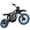 Black, variant on ESKUTE NovaX Electric Dirt Bike for Teens & Adults, 4000W Peak Mid-Drive Motor, 35-46 MPH Off-Road E-Bike, 48V 22.8Ah Battery, 14"/12" Wheels, Hydraulic Dual Shock Suspension Orange