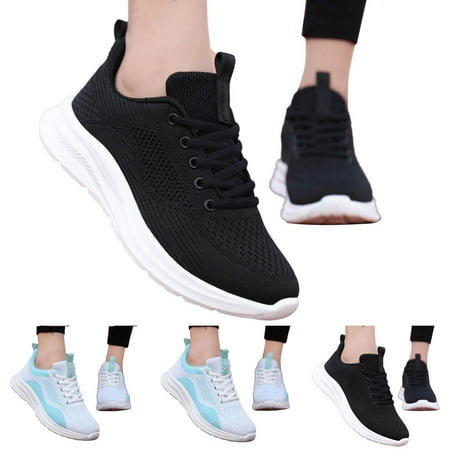 

eczipvz Shoes for Women Slip on Walking Shoes for Women Arch Support Mesh Comfy Work Shoes