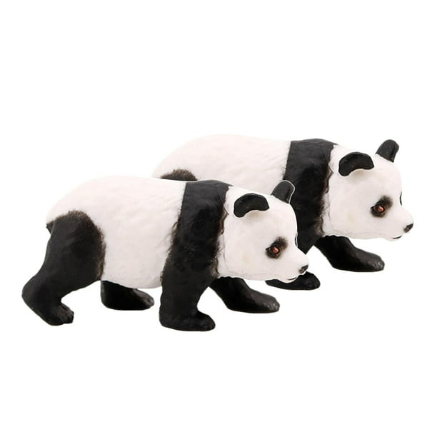Figuras de acción de juguete de simulación de modelo animal para exhibición, decoración del hogar y aprendizaje Panda