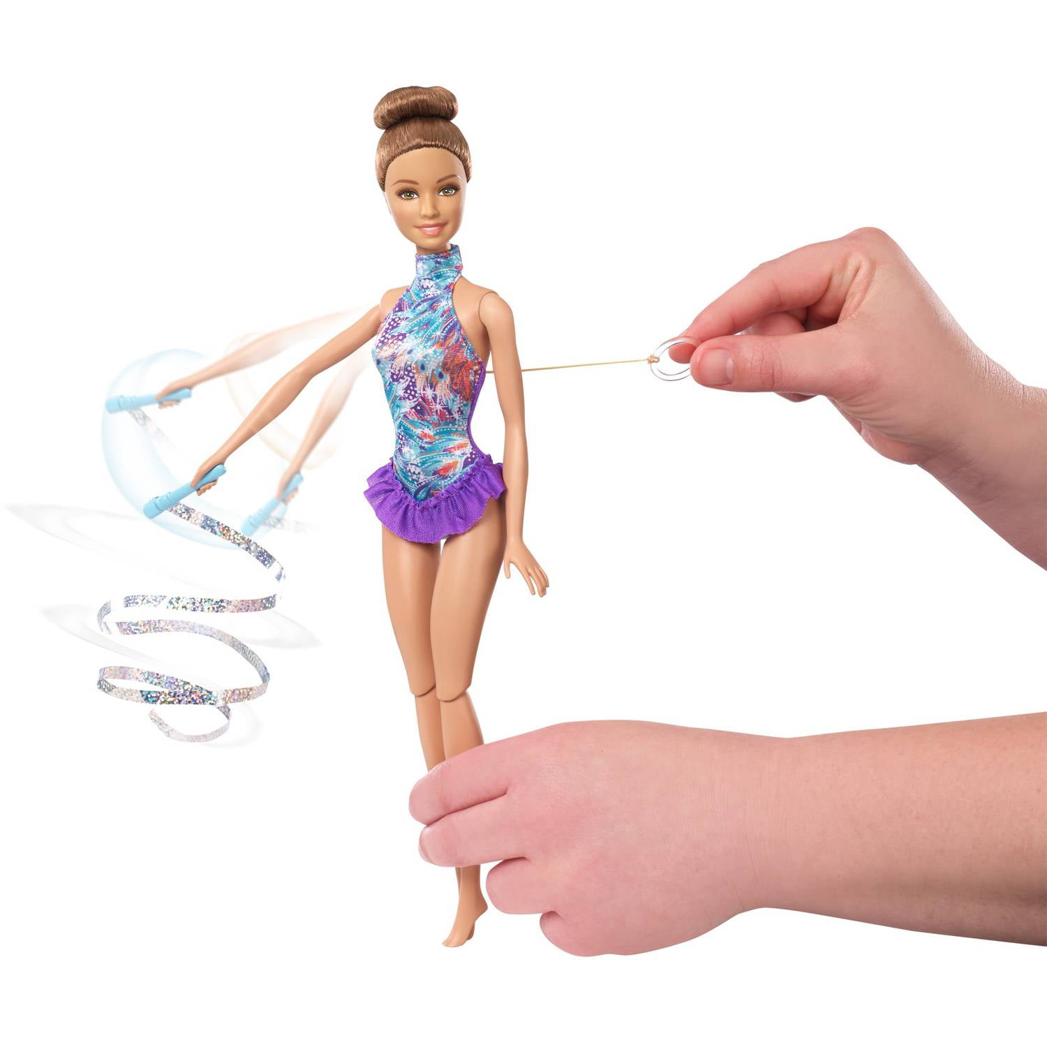 barbie ribbon gymnast doll