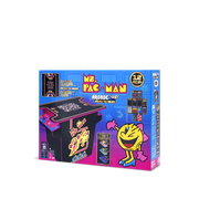 Arcade1Up Ms.PAC-MAN Head-to-Head Arcade Machine – طاولة أركيد منزلية قديمة مع 12 لعبة كلاسيكية وسطح تحكم مضيء وعصا تحكم ذات ملمس حقيقي
