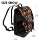 thumbnail image 2 of Disketp Flame Metal Skull Mochila de Cuero para Mujer, Bolso de Espalda Antirrobo con Estilo para Viaje, Trabajo y Uso Diario, 2 of 4
