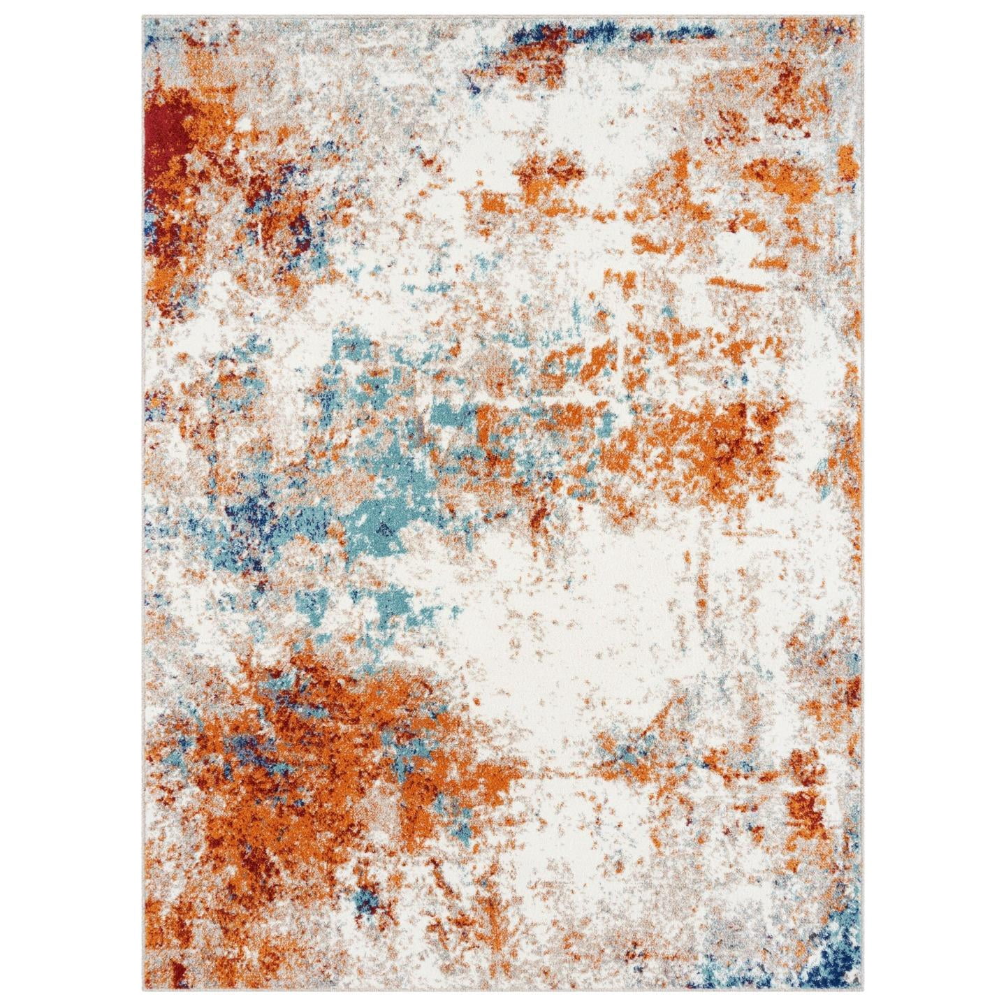 LUXE WEAVERS Modern Abstract Multi 8x10 Area Rug for Living Rooms and Bedroom