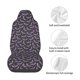 thumbnail image 4 of Balery Bat Purple Funda de Asiento para Auto con Diseño - Cubierta Frontal Suave y Transpirable con Protector Antideslizante- 1 Unidad, 4 of 5