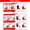 Red, variant on KONNWEI KW310 Universal Car Scanner Professional Automotive Code Reader Vehicle CAN Diagnostic Scan Tool, Premium Black Edition, Portable EOBD Engine Fault Analyzer (7.87 inches / 20 cm)