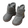 thumbnail image 3 of DOMELAY 1/4 Scale Figure Snow Boots Simulation Miniature Female Action Figures Shoes grey, 3 of 9