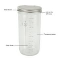 thumbnail image 3 of Sourdough Bread Making Supplies, Sourdough Bread Starter Kit Easy To Use Glass 34oz Versatile With  Band For Kitchen, 3 of 8