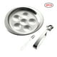 thumbnail image 2 of Juego de comedor BuyWeek Plato de caracol de acero inoxidable alta capacidad, 2 of 7