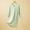 Green, variant on NominalSnug Nightgowns for Women Long Sleeve Sleepshirts V Neck Pajamas Dress Solid Color Comfy Nightshirts