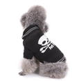 thumbnail image 6 of Halloween Dog Sweaters Sets Black Skull and Bones Boo Puppy Dog Clothes Pet Knitwear for Dog Cat Pet Costume-M, 6 of 7
