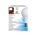 thumbnail image 3 of General Electric 8W LED A19 Soft White Glass Light Bulb, 3 of 4