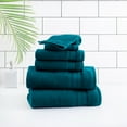 thumbnail image 1 of hometrends Solid Bath Towel 6-Piece Set, Green, 1 of 6