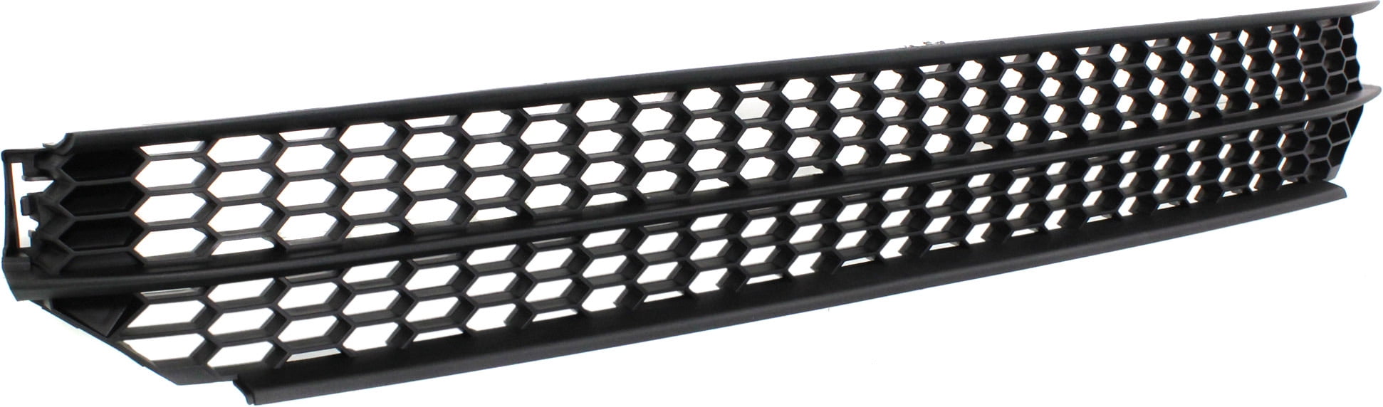 Bumper Grille Compatible With 2012-2015 Volkswagen Passat Front, Center Textured Gray