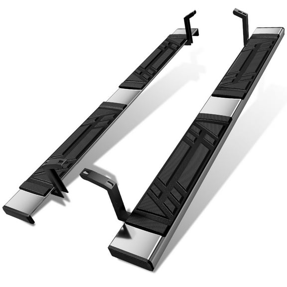 DNA Motoring 6.5" Side Step Nerf Bars Running Boards for 2010-2024 Toyota 4Runner