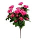 thumbnail image 2 of Azalea roja artificial de seda para interiores y exteriores., 2 of 4
