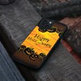 thumbnail image 4 of WIRESTER Shockproof Soft Rubber Cover Case for Apple iPhone 15 6.1" 2023 (NOT FIT Apple iPhone 15 Plus 6.7" 2023), Halloween Pumpkin Lantern Black, 4 of 5