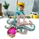 thumbnail image 5 of Broche De Pulpo, Broche De Joyería De Vida Marina, Cristal Ligero único Para Fiesta Fugacal Sea Animal Crystal Brooch, 5 of 8