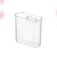 thumbnail image 5 of FELTECHELECTR Toothbrush Cup Mount No-Punch Organizer Material Transparent White 12x4.7x5In 1Set, 5 of 8